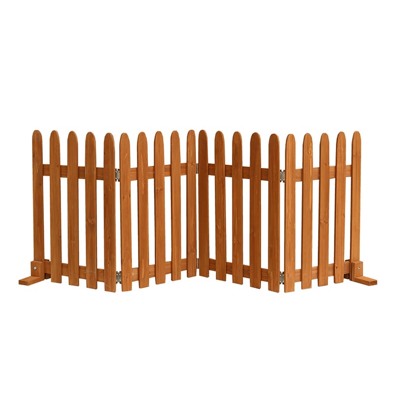 住まいスタイル 折り畳めるウッドフェンス160(縦ストライプ)1枚組 WF-160F-WHT