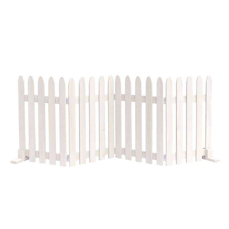 住まいスタイル 折り畳めるウッドフェンス160(縦ストライプ)1枚組 WF-160F-GRY