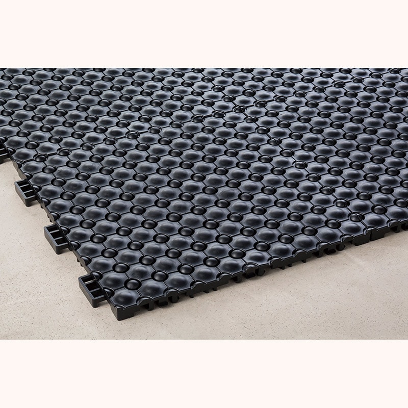 テラモト フミンゴＦＷ ブラック 300×300mm