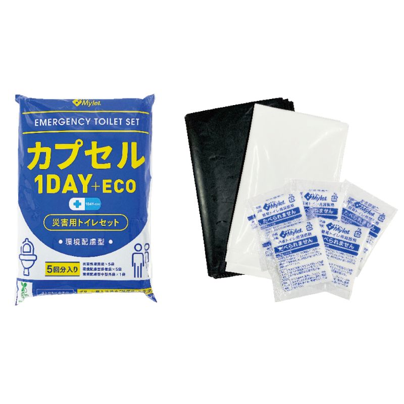 河本総合防災 マイレット 1DAY+ECO 5回分 30個入/箱