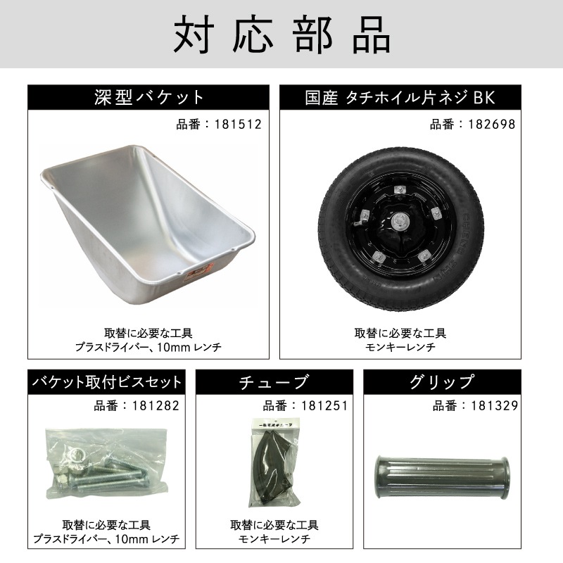 金象 一輪車 3才深型 チューブ入り車輪付 日本製