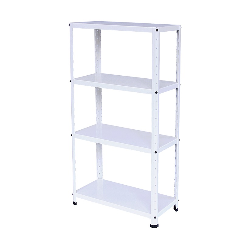 ニューファンシーラック 4WS 幅61 奥行31 高さ118cm 天地 4段 白 ホワイト 耐荷重50kg/段 スチールラック