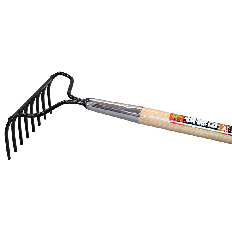 金象 8本爪レーキ 1200 柄付