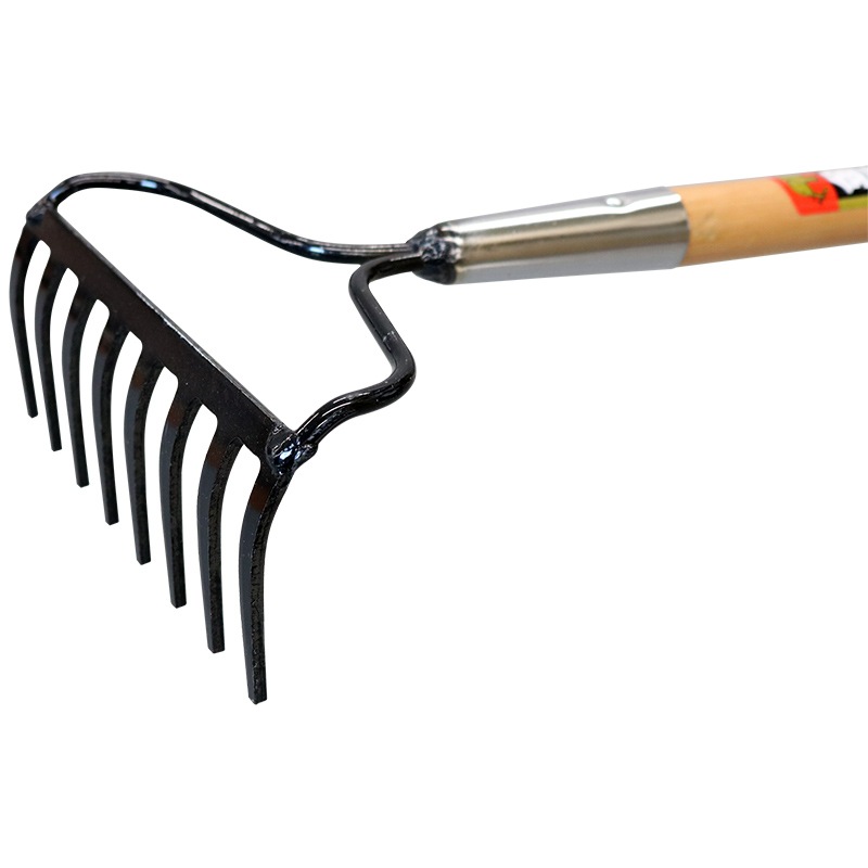 金象 8本爪レーキ 1200 柄付