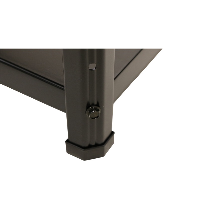 ニューファンシーラック 4BM 幅61 奥行41 高さ118cm 天地 4段 黒 ブラック 耐荷重50kg/段 スチールラック