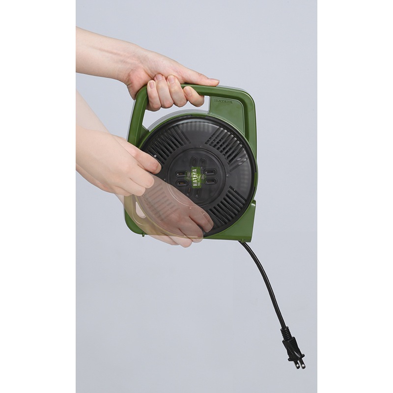 ハタヤリミテッド マックリール8m 手巻式 アイボリー MS-8-IV