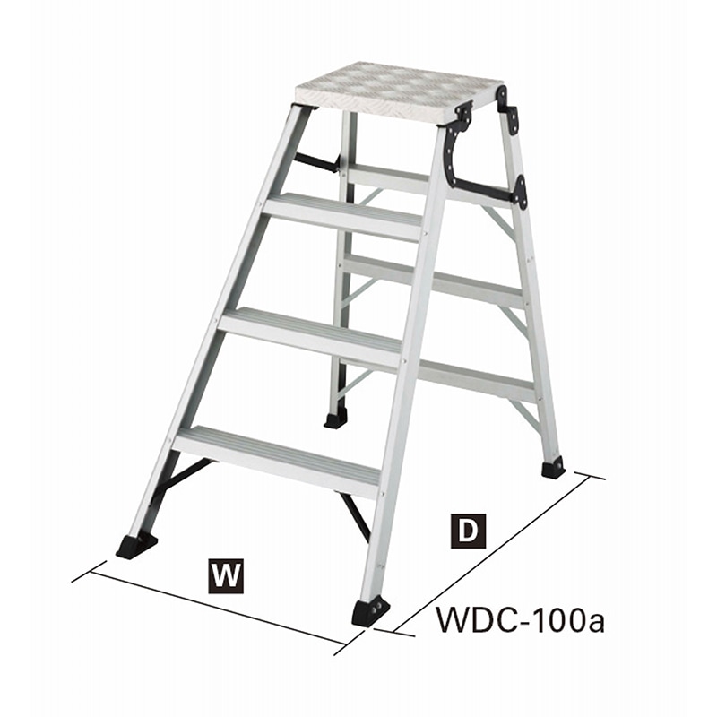 長谷川工業 折りたたみ作業台 ゼロステッププロ WDC-100a 10013