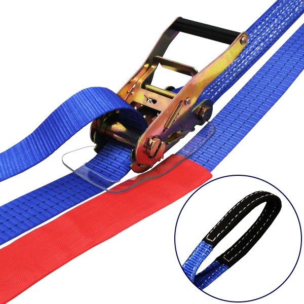 フリーク 75152 FREAK ラッシングベルト青 アイ1.5ton 幅50mm×長さ0.5+8m 荷締機