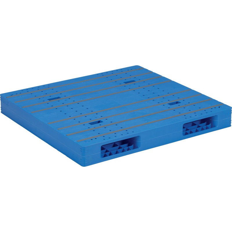 三甲 サンコー プラスチックパレット2方差し両面使用型 LX-115122R2 ブルー