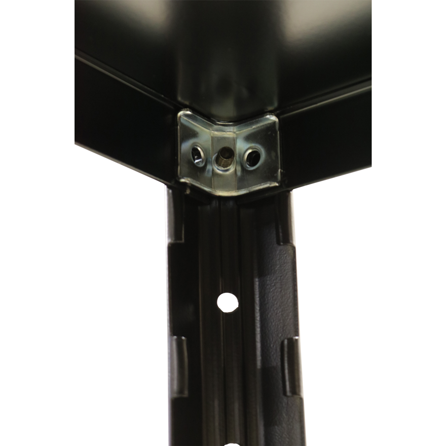 ニューファンシーラック 5BL 幅76 奥行41 高さ163cm 天地 5段 黒 ブラック 耐荷重80kg/段 スチールラック