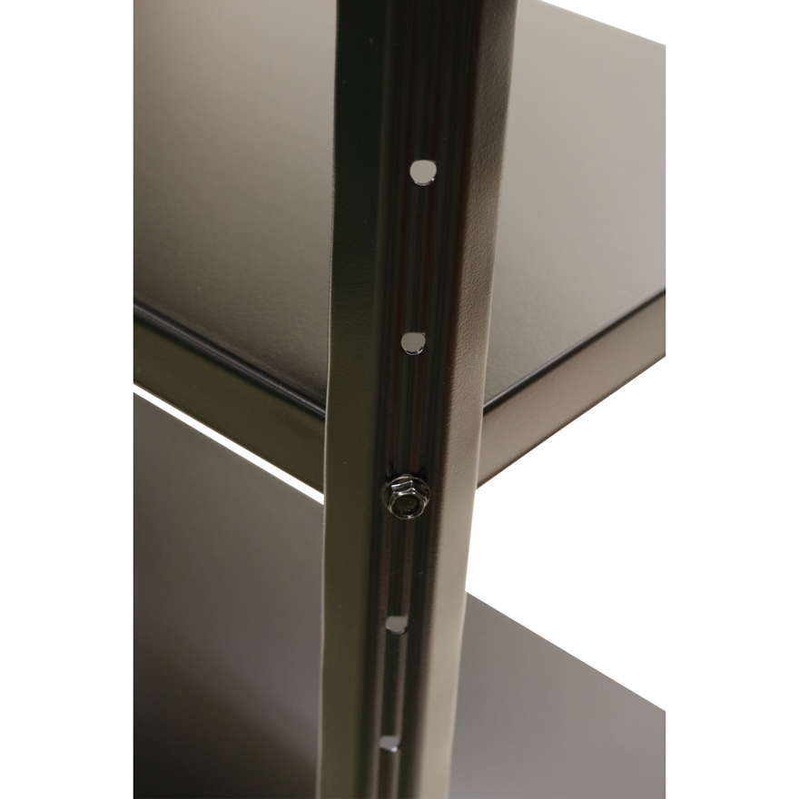 ニューファンシーラック 5BL 幅76 奥行41 高さ163cm 天地 5段 黒 ブラック 耐荷重80kg/段 スチールラック