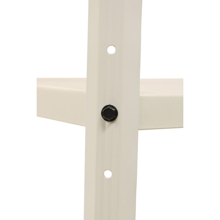 ニューファンシーラック 5WS-1P 幅61 奥行31 高さ148cm 天地 5段 白 ホワイト 耐荷重50kg/段 スチールラック