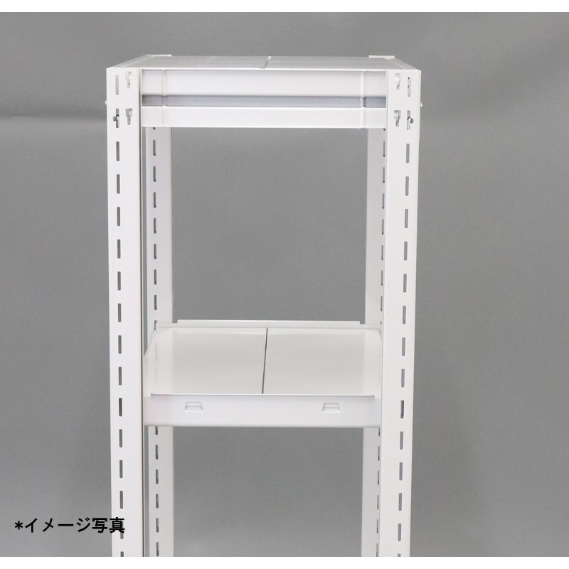 スチールラック 業務用 高さ150 幅180 奥行91cm 天地 6段 単体 中量 AMBL型 耐荷重 300kg/段 収納棚 棚 スチール棚 ラック 日本製 アサカ ホワイト グレー 大型収納 店舗 倉庫 整理棚 事務所 物品棚 バックヤード 強力 組立ラック