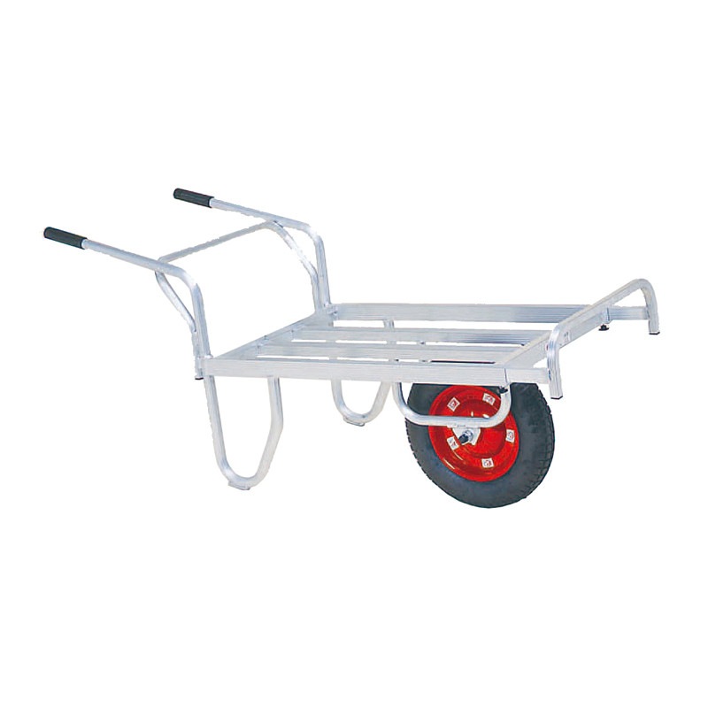 ハラックス コン助 アルミ製 平形1輪車 ストッパー伸縮タイプ CN-45D エアータイヤ