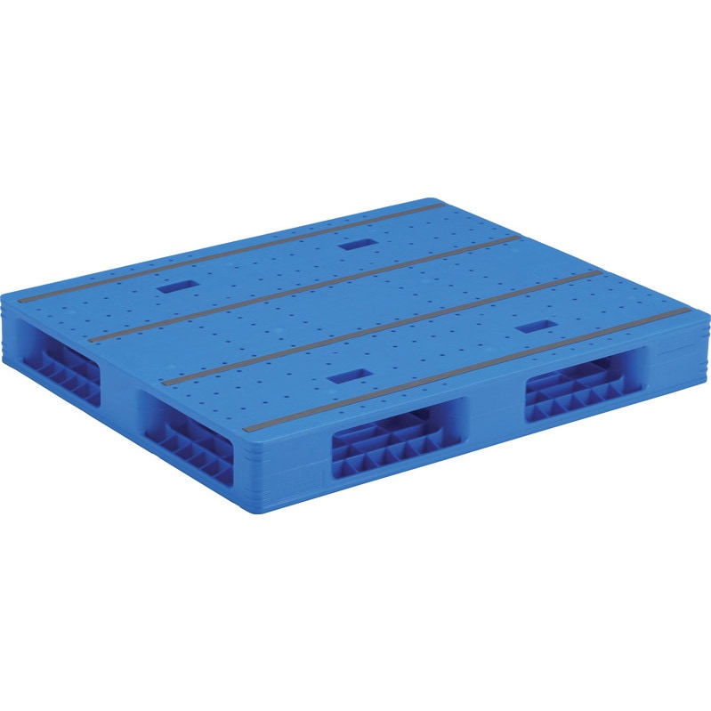 三甲 サンコー プラスチックパレット4方差し両面使用型 LX-911R4-3 ブルー