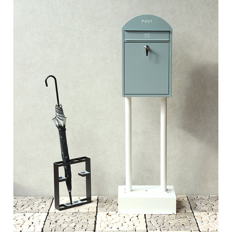 MOJYU モジュ スタンドポストGeremiaジェレミア SDM-056 ブルーグレー/ホワイト