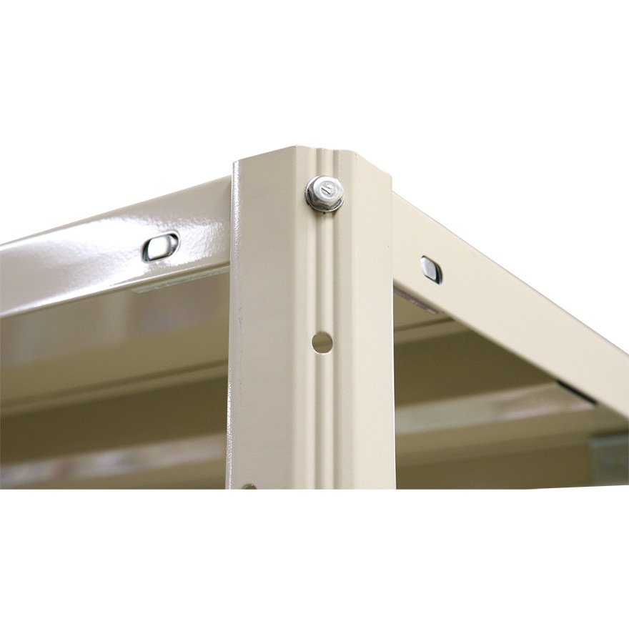 アートワンラック 4IM 幅121 奥行46 高さ179cm 天地 5段 アイボリー 耐荷重150kg/段 スチールラック