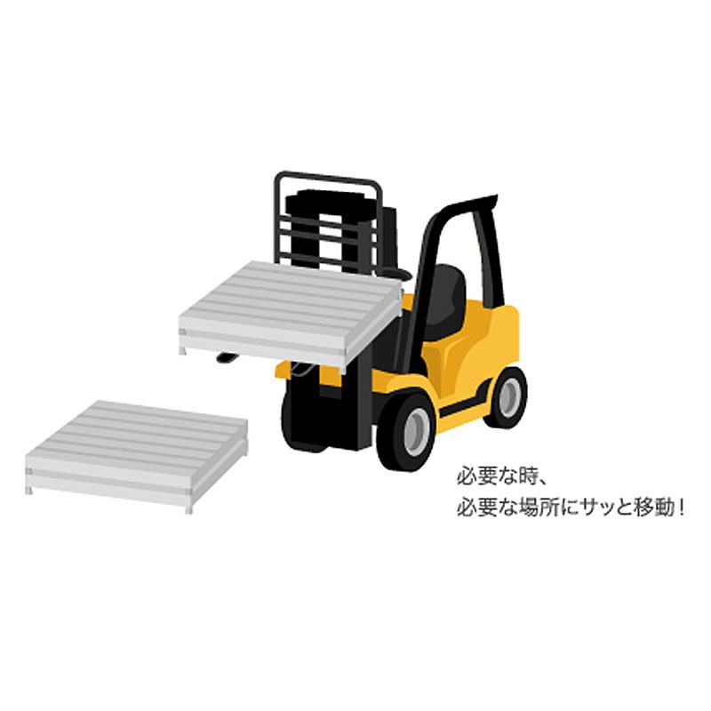 テイモー ボックスパレット 段積みブラケット 810BK