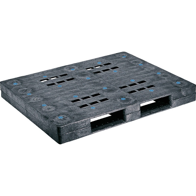 三甲 サンコー プラスチックパレット2方差し片面使用型 D-1115F グレー