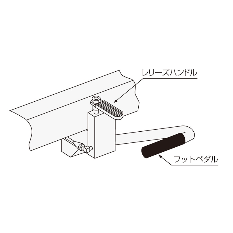 東正車輛 ゴールドリフター GLH-150HF ハンドル折り畳み式