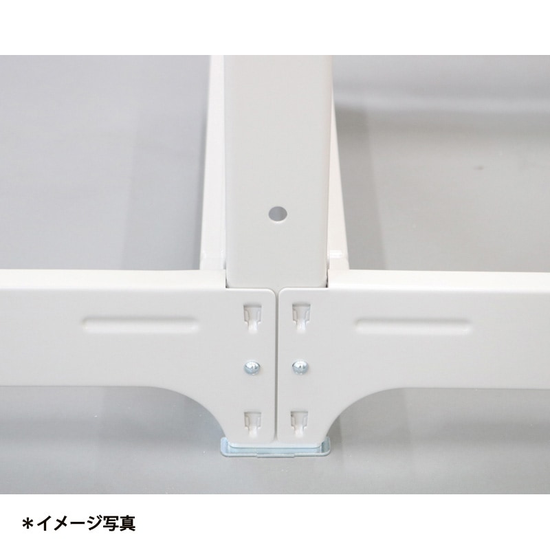 スチールラック 業務用 高さ120 幅90 奥行48cm 天地 4段 増連 中量 AMBL型 耐荷重 300kg/段 収納棚 棚 スチール棚 ラック 日本製 アサカ ホワイト グレー 大型収納 店舗 倉庫 整理棚 事務所 物品棚 バックヤード 強力 組立ラック