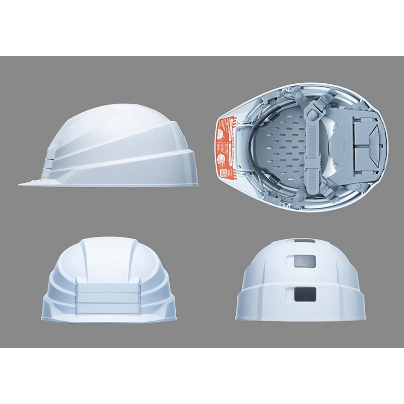 DICプラスチック 折りたたみヘルメット IZANO2 オレンジ・ホワイト