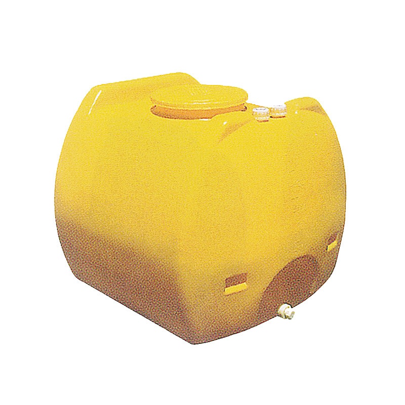 モリマーサム樹脂 ローリータンク SL-700 容量700L 黄 25Aバルブキャップ付