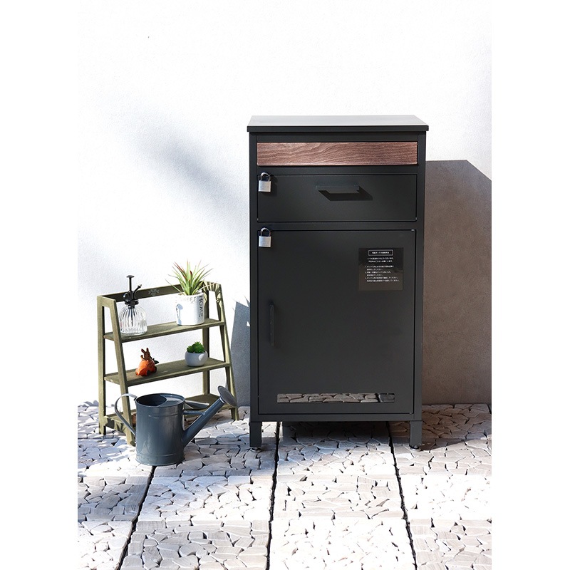 MOJYU モジュ 宅配ボックス付ポストJakeジェイク PBX-006 ディムグレー