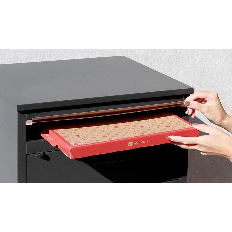 MOJYU モジュ 宅配ボックス付ポストJakeジェイク PBX-006 ディムグレー