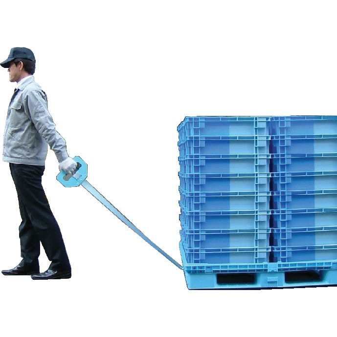 三甲 サンコー プラスチックパレット スタンダードタイプ D4-1111-M ライトブルー