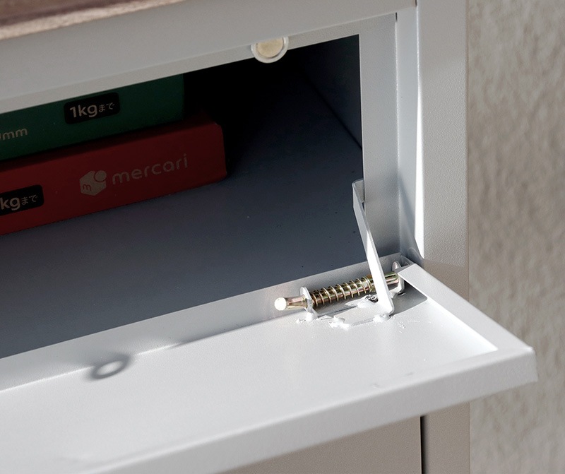 MOJYU モジュ 宅配ボックス付ポストJakeジェイク PBX-007 シルバー