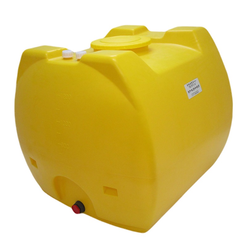 モリマーサム樹脂 ローリータンク SL-1200 容量1200L 黄 40Aフィッティング付