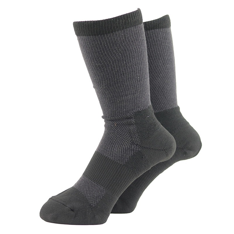 ユタカメイク ASHITOMO WORKING ムレ対策 先丸 クルー 2P 2足組 ダーク SWMC-D12 靴下