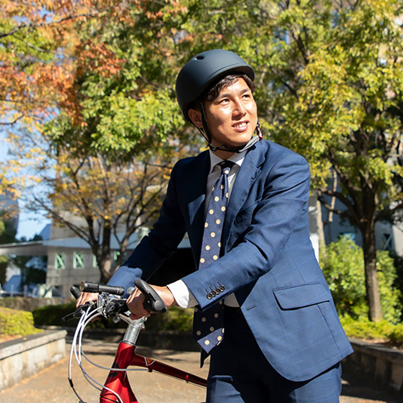 加賀産業 OSAMET チャリー ネイビー KGO-CH-27 自転車用ヘルメット