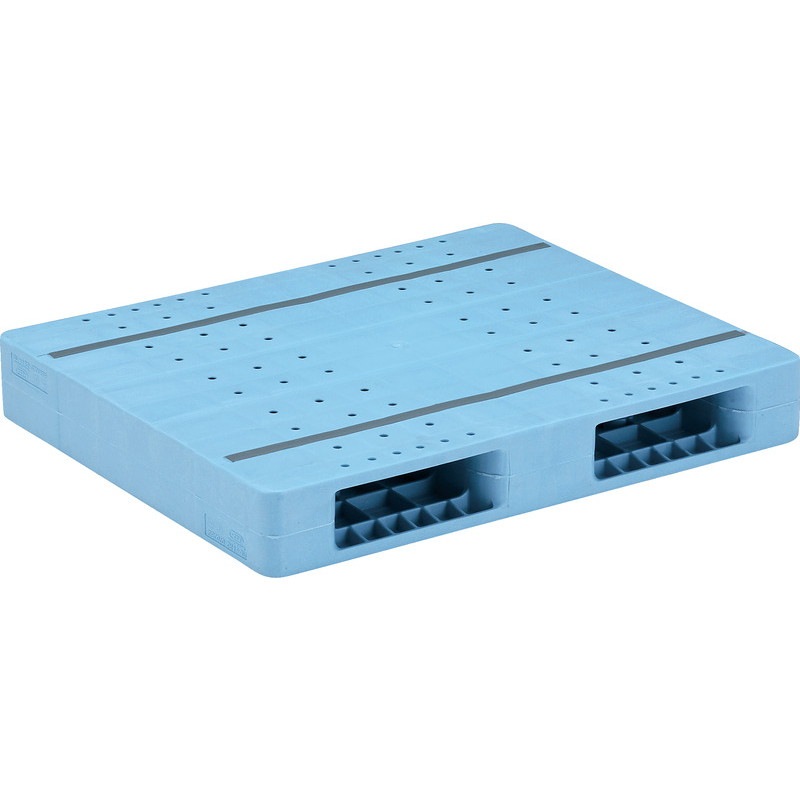 三甲 サンコー プラスチックパレット2方差し両面使用型 R2-070085F ライトブルー