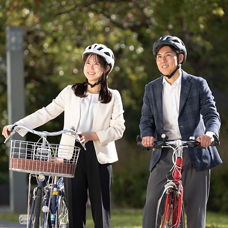 加賀産業 OSAMET ギアー ホワイト KGO-GE-01 自転車用ヘルメット