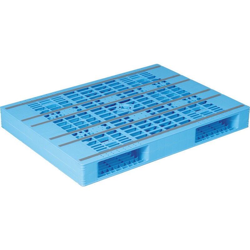 三甲 サンコー プラスチックパレット2方差し両面使用型 R2-096130 ライトブルー