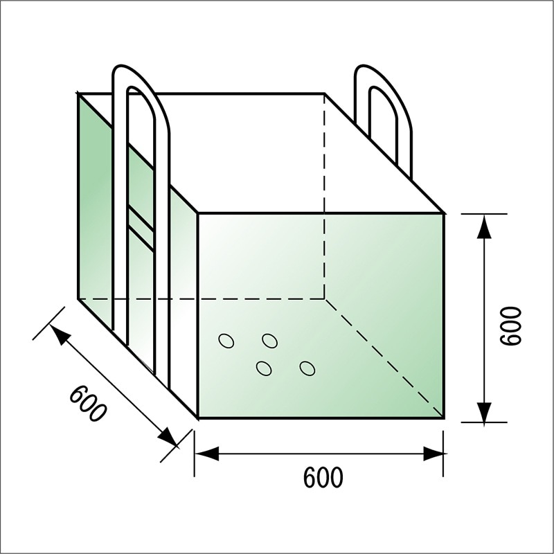 インターアクション 自立式リレーバック ワンタッチキューブ 10袋 RB-F-20S2B-B ブルー