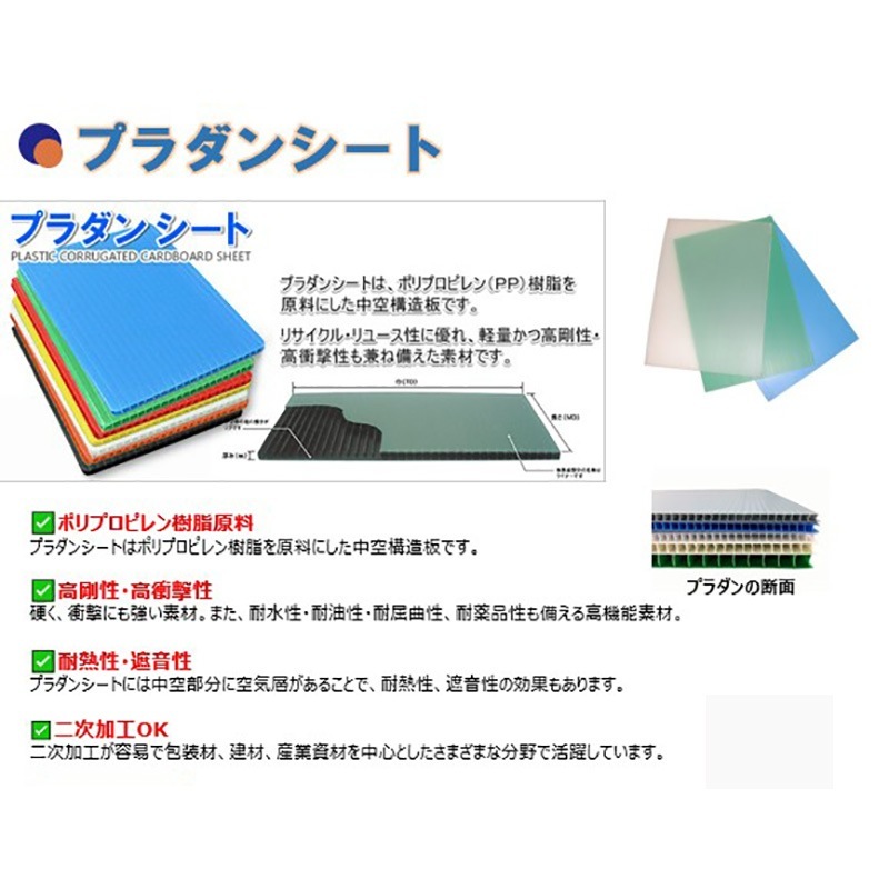 第一大宮 プラダン PLA-26B 厚み2.5mm 幅910×長さ1820mm ライトブルー色 20枚組 ｜金象印の公式通販サイト【金象本舗】
