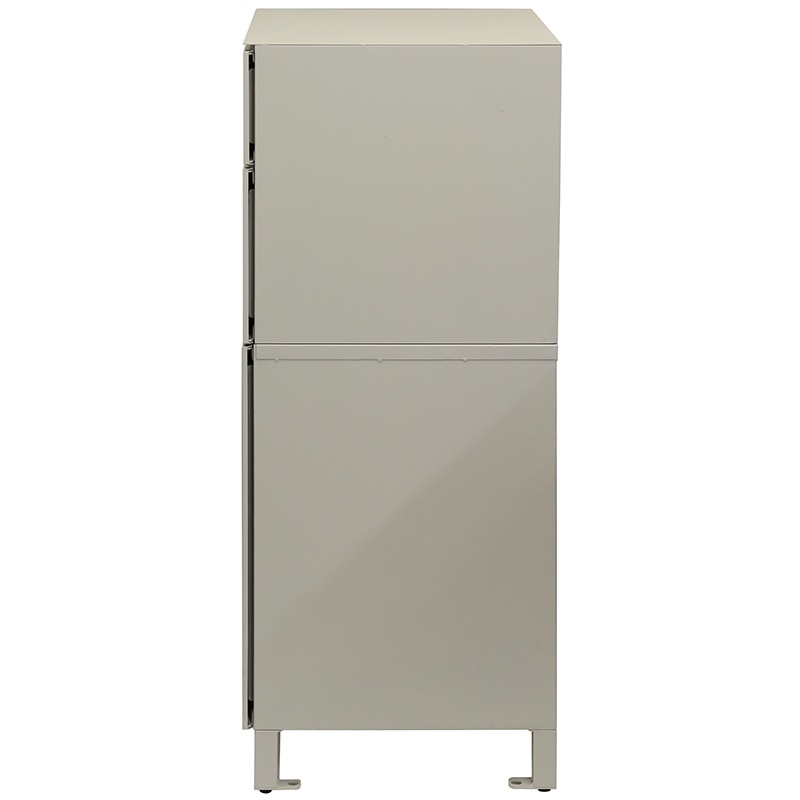 MOJYU モジュ 宅配ボックス付ポストGianジャン 宅配2段タイプ PBX-043 グレージュ