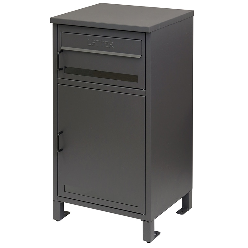 MOJYU モジュ 宅配ボックス付ポストGioeleジョエレ PBX-047 ダークグレー