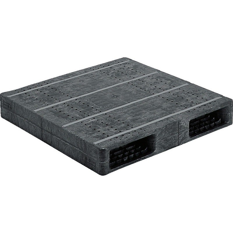 三甲 サンコー プラスチックパレット2方差し両面使用型 R2-1010F-2 グレー