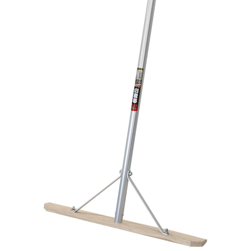金象 木製替板レーキ 600 アルミパイプ 柄付