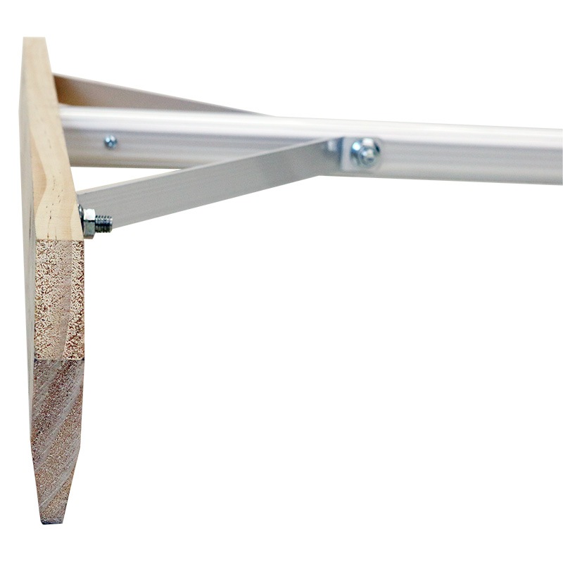 金象 木製替板レーキ 600 アルミパイプ 柄付