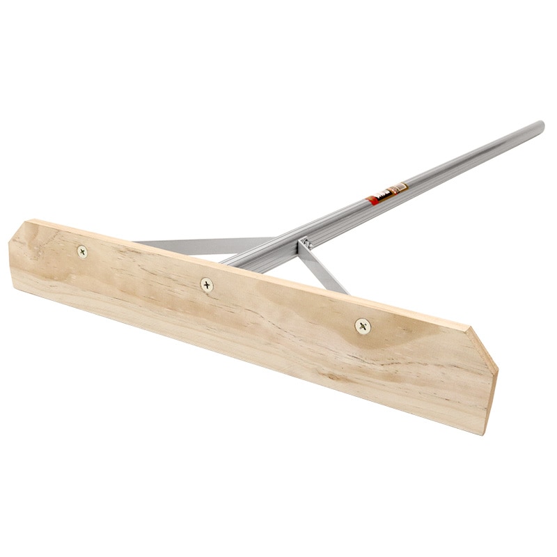 金象 木製替板レーキ 600 アルミパイプ 柄付