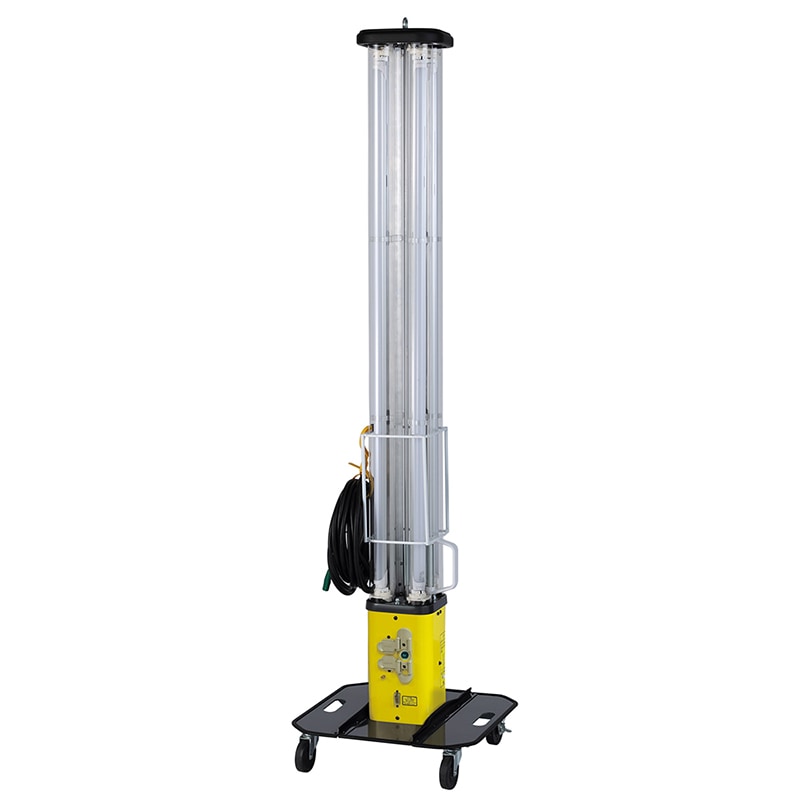 ハタヤ 除菌照明 ロングライトスタンド4灯タイプ DLLX-100K ｜金象印の