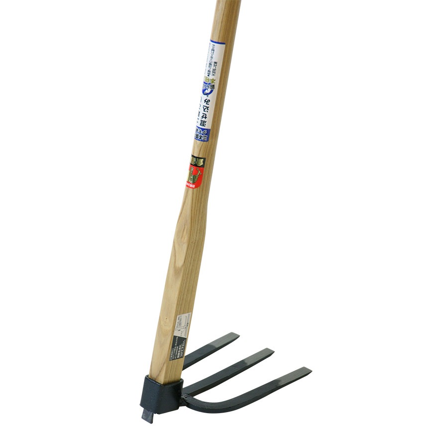 金象 三本備中鍬 1050 タモ柄付