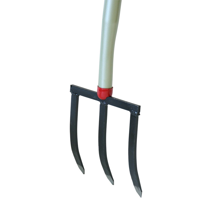 金象 菜園用土起こしフォーク 3本爪 P柄 パイプ柄