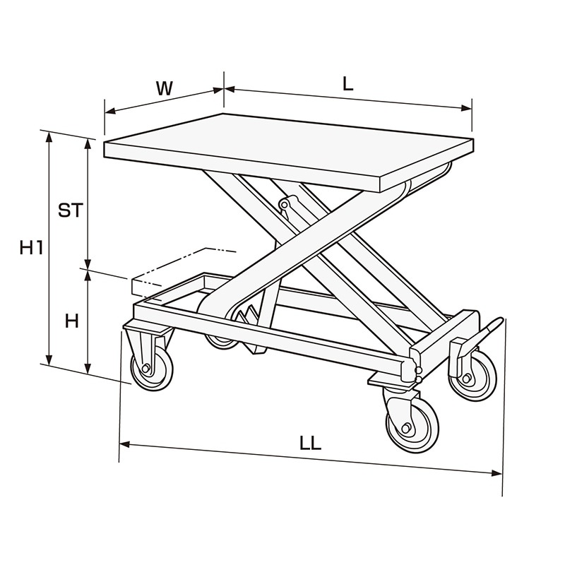 東正車輛 ゴールドリフター GLH-1000MHL ハンドルレス