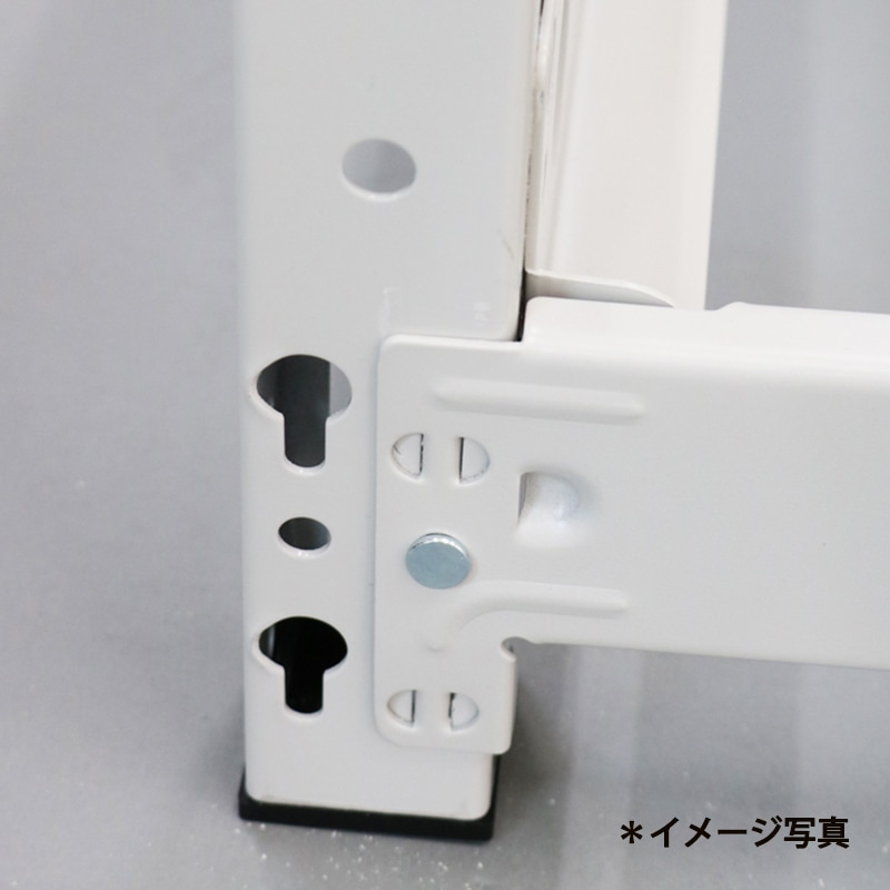 スチールラック 業務用 高さ180 幅150 奥行45cm 天地 5段 単体 軽中量 ATS型 耐荷重 200kg/段 収納棚 棚 スチール棚 ラック 日本製 アサカ ホワイト グレー 大型収納 店舗 倉庫 整理棚 事務所 物品棚 バックヤード 強力 組立ラック